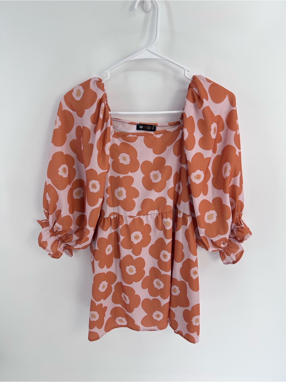 Vision USA Boutique Boho Floral Blouse - Medium